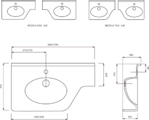 Plan vasque Adagio