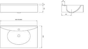 Plan vasque Nevada