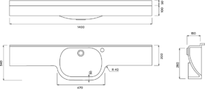 Plan vasque Rochefort