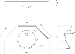 Plan vasque Senlis