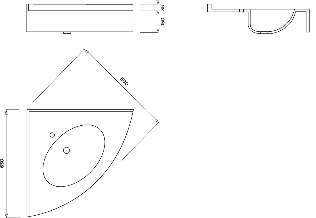 Plan vasque Virginie