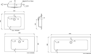 Plan vasque Cassis