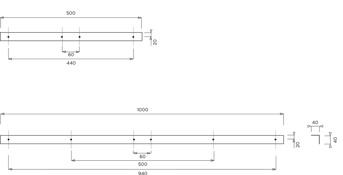 Plan cornières inox