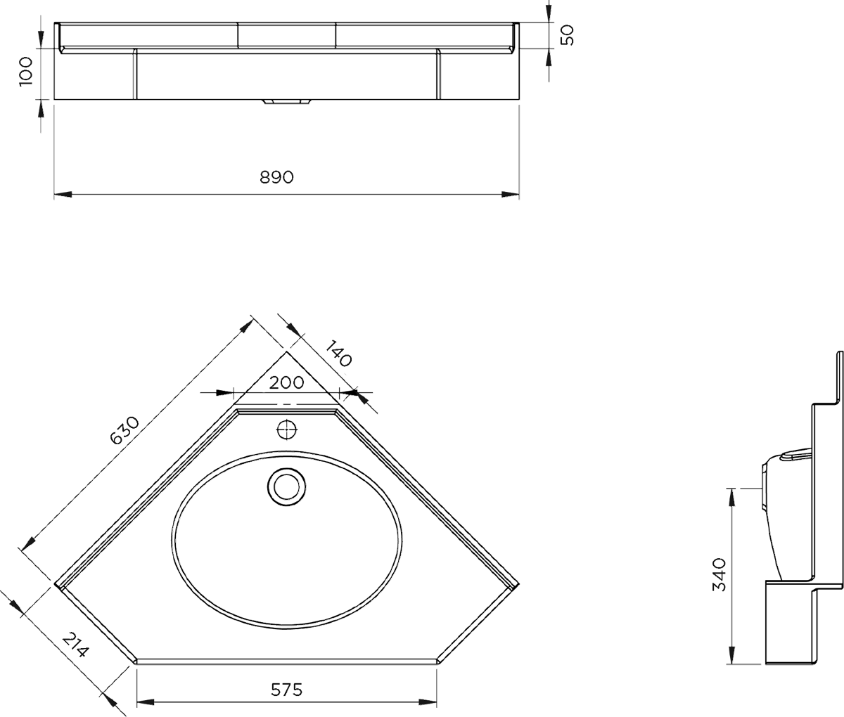 Plan vasque mirage MR