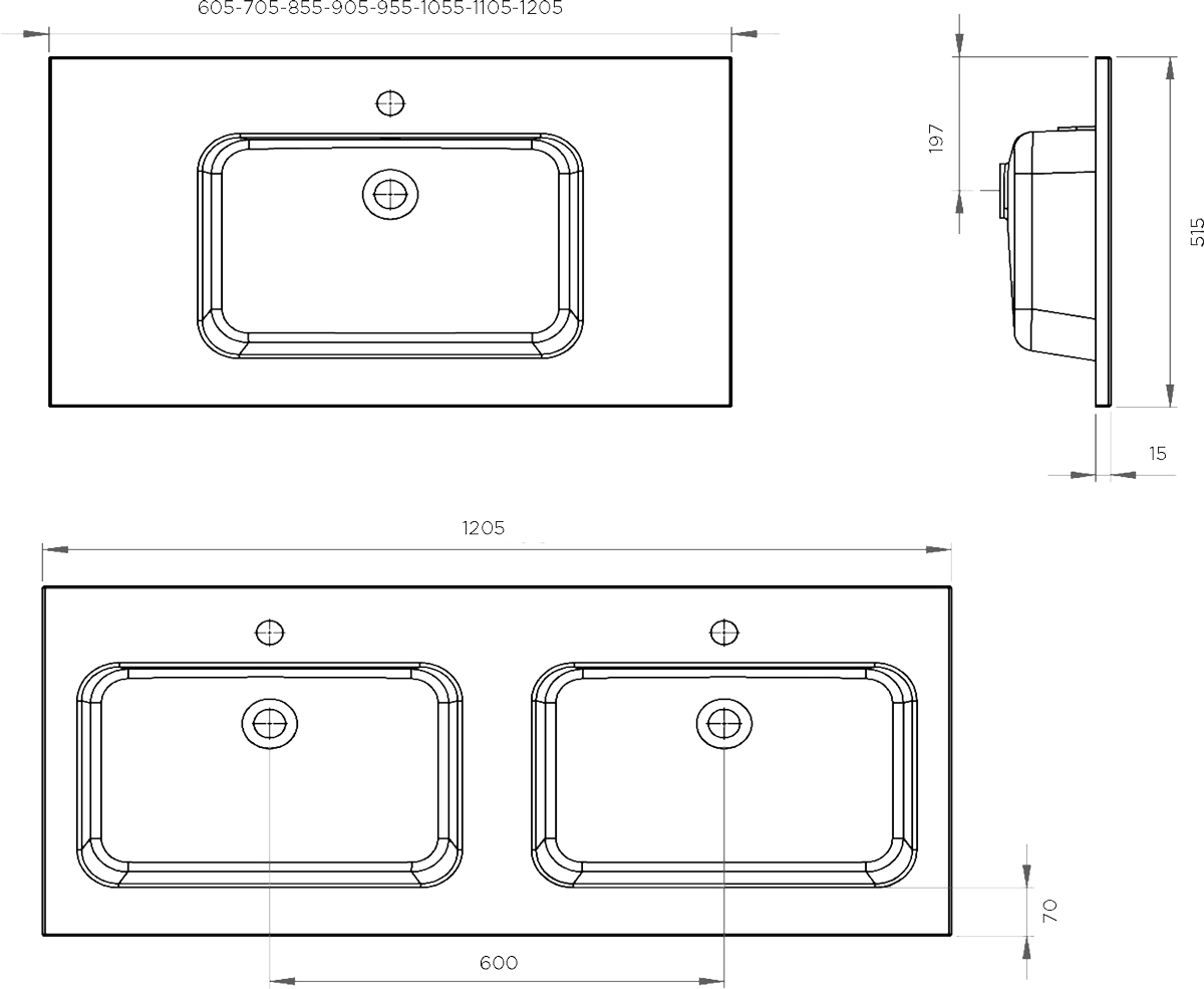 Plan vasque Veca